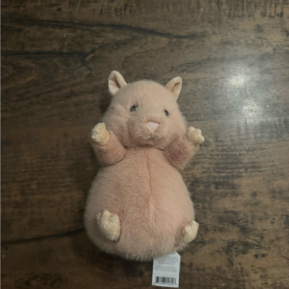 AUTHENTIC NWT Jellycat hank hamster soft plush toy - Retired